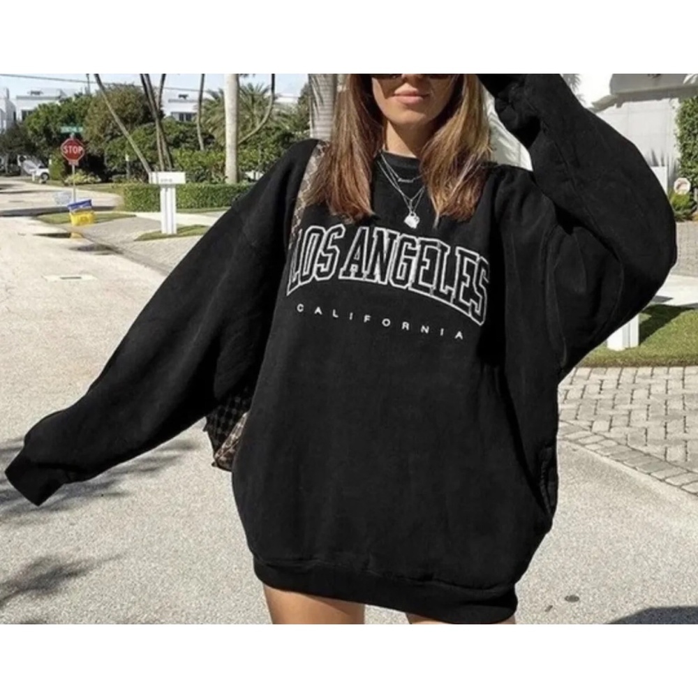 John Galt Brandy Melville “Los Angeles California” Erica oversized Sweatshirt